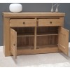 Bordeaux Solid Oak Furniture 2 Door 2 Drawer Sideboard RG92DSB